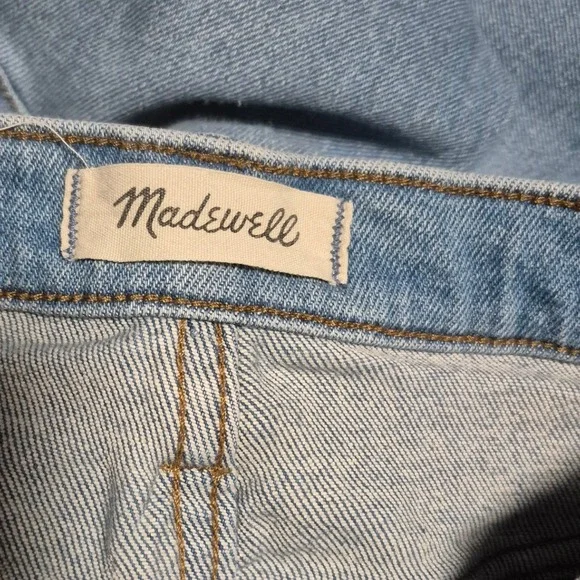 Madewell 10 High-Rise Skinny Jeans Light Indigo Blue Size 23 Denim Pants - Picture 5 of 6